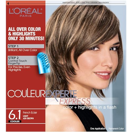 L'Oreal Paris Couleur Experte 2-Step Home Hair Color and Highlights Kit, French Éclair Beauty & Personal Care L'Oreal Paris