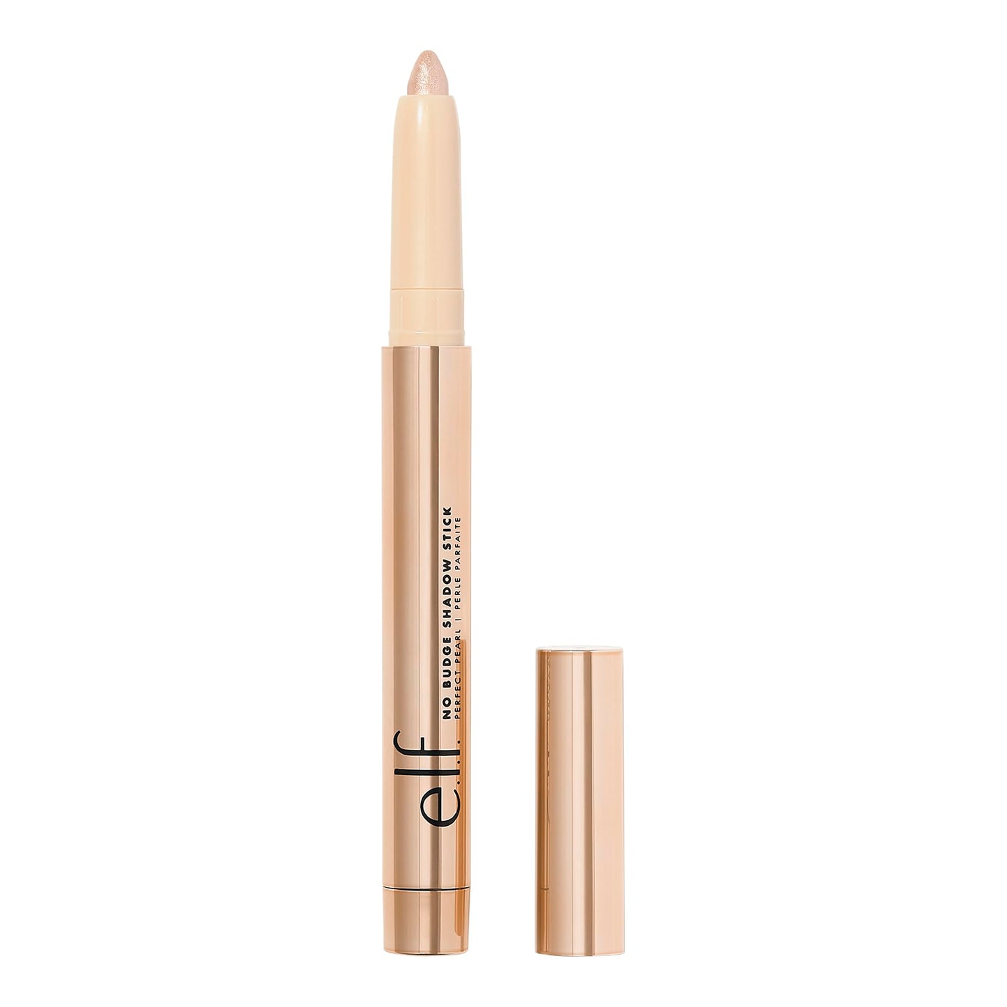 e.l.f. No Budge Shadow Stick, Long-Lasting Cream Eyeshadow Stick For High-Pigment, Metallic Color, Vegan & Cruelty-Free, Perfect Pearl Beauty & Personal Care e.l.f.