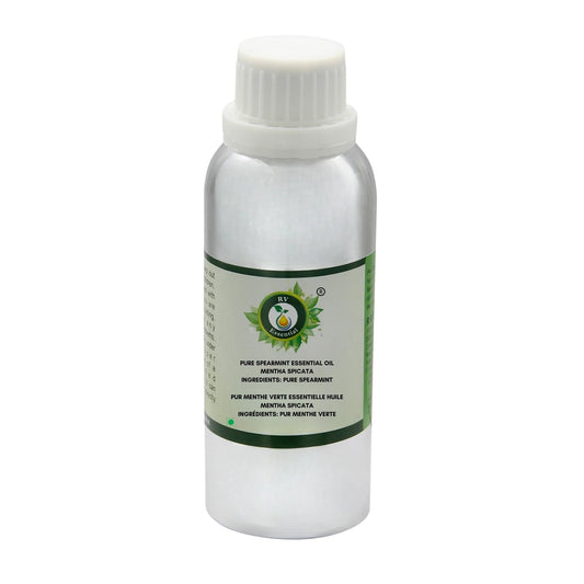 R V Essential Pure Spearmint Essential Oil 1250ml (42oz)- Mentha Spicata (100% Pure and Natural Therapeutic Grade) Beauty and Personal Care R V Essential