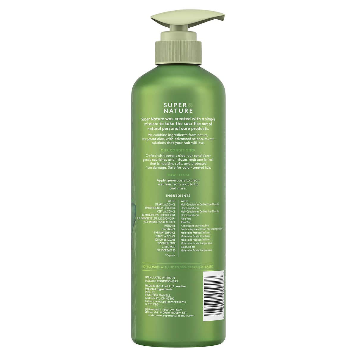 Super Nature Potent Aloe Gentle Moisture Conditioner, 30 Fluid Ounces 31.3 Ounce Beauty & Personal Care Vxoyo