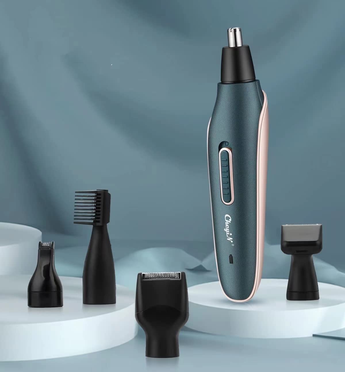 LEONYS Multifunctional Nose Hair Trimmer, 5 in 1 USB Rechargeable Professional Electric Eyebrow and face TrimmerWaterproof Portable Hair Removal Beauty and Personal Care LEONYS