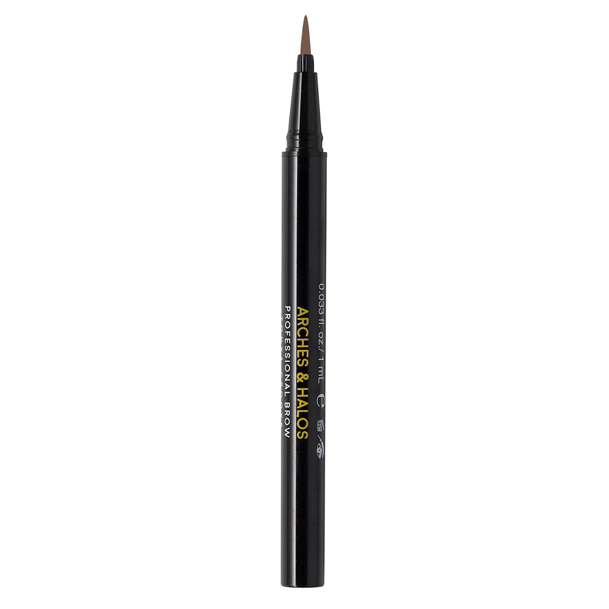 Arches and Halos Microfiber Tinted Brow Mousse - Richly Pigmented Eyebrow Shaper - Water Resistant Filler Pen - Vegan - Mocha Blonde - 0.11 oz