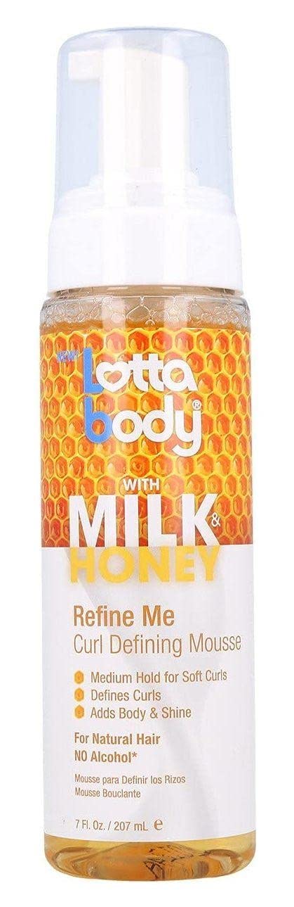 Lotta Body Mousse Curl Define Milk & Honey 7 Ounce Refine Me (Pack of 6) Beauty & Personal Care Lottabody