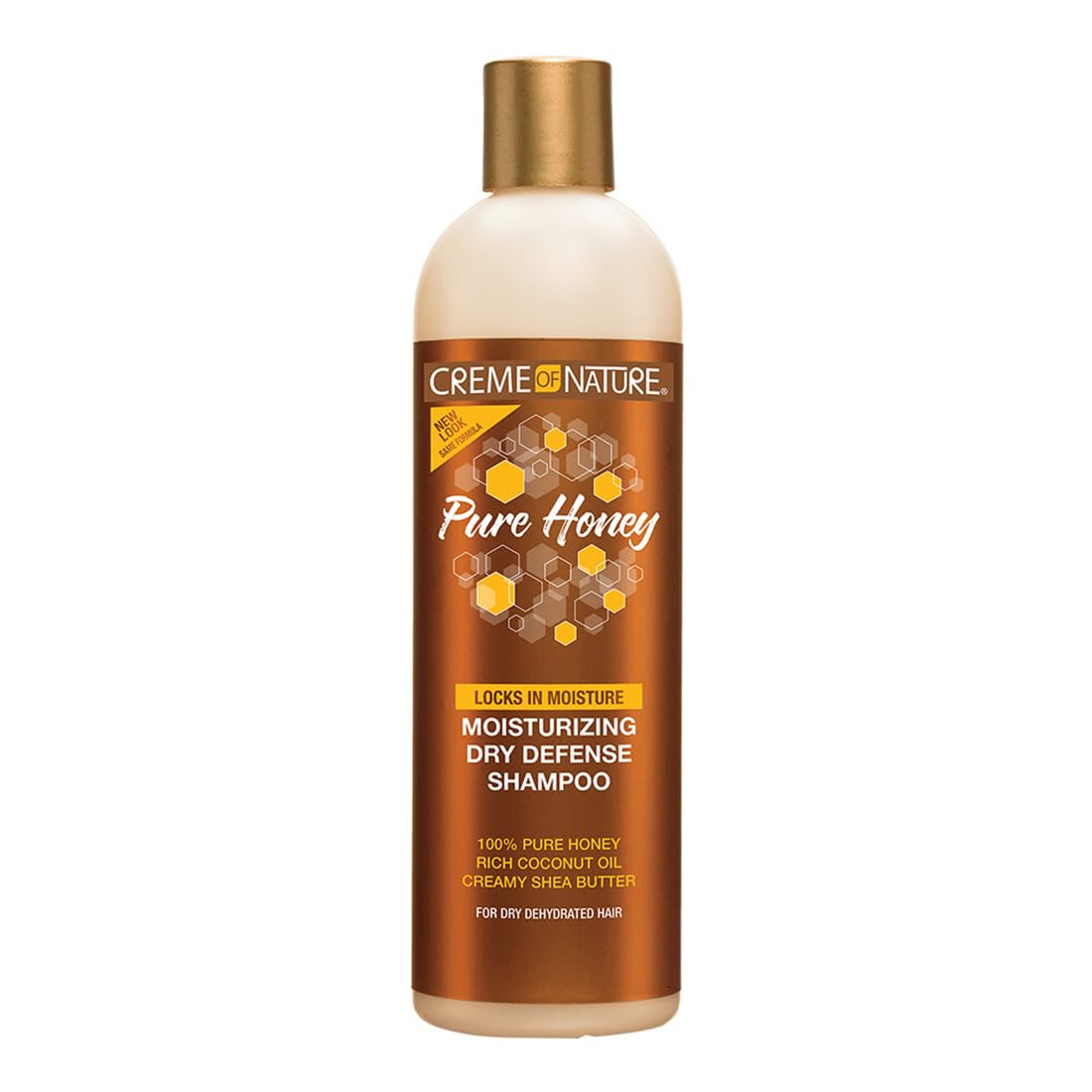 Creme of Nature Pure Honey Moisturizing Dry Defense Shampoo, Gently Cleanses & Restores Moisture, Hair Care Gift, For Dry, Dehydrated or Brittle Hair Beauty & Personal Care Creme of Nature