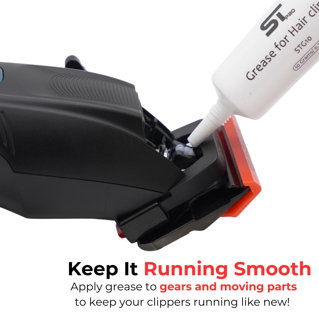 Supreme Trimmer Premium Hair Clipper Lubricating Grease STG10 - 10 Grams Premium Lubrication for Peak Performance for Professional Clippers Beauty and Personal Care Supreme Trimmer