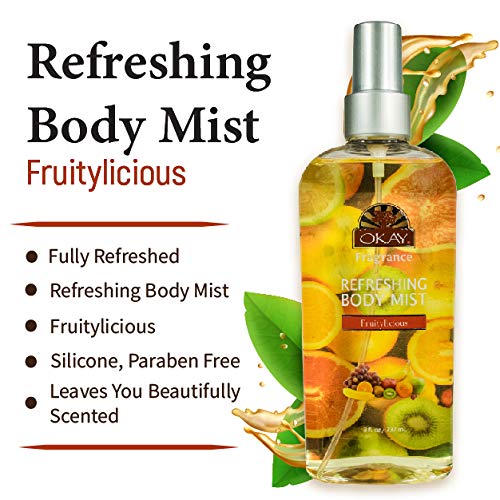 Refreshing Body Mist Fruitylicious Leaves You Beautifully Scented Fully Refreshed Will Awaken Your Senses Leaving You Feeling Revitalized Beauty & Personal Care OKAY