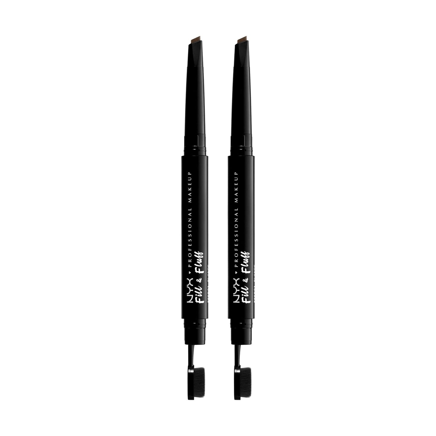 NYX PROFESSIONAL MAKEUP Fill & Fluff Eyebrow Pomade Pencil - Ash Brown (Pack Of 2) Beauty & Personal Care NYX PROFESSIONAL MAKEUP