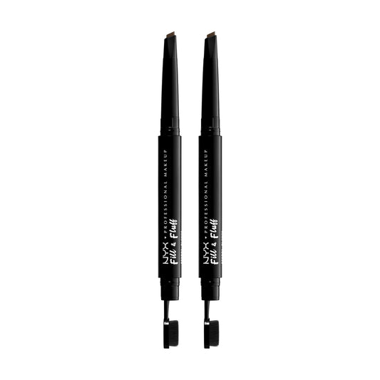 NYX PROFESSIONAL MAKEUP Fill & Fluff Eyebrow Pomade Pencil - Ash Brown (Pack Of 2) Beauty & Personal Care NYX PROFESSIONAL MAKEUP