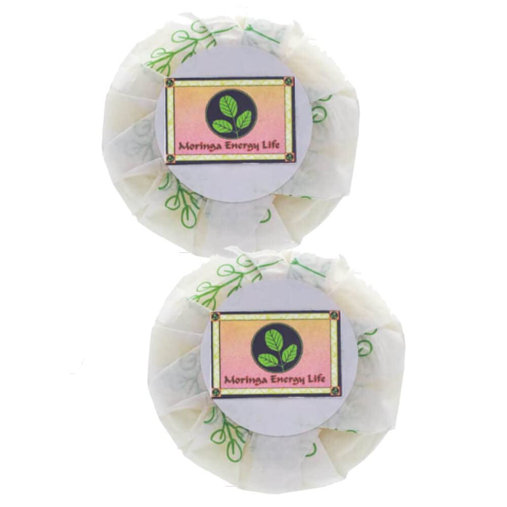 Moringa Oil and Virgin Coconut Oil Soap Bars 2-Pack 3.4 oz each. All natural ingredients to moisturize for cleansing the skin, face and body Beauty & Personal Care Moringa Energy Life