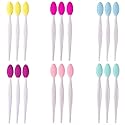 Doromy 18 Pack Silicone Exfoliating Lip Brush Exfoliator Soft Double-Sided Lip Brushes Lip Scrub Soft Cleaning Nose Brush Beauty Tool for Smoother Beauty & Personal Care Doromy