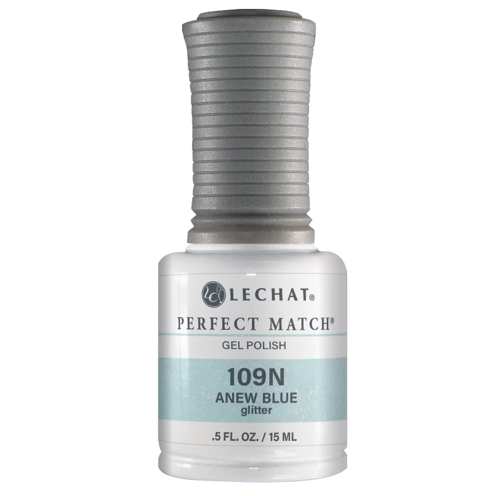 LeChat - Perfect Match - Matching Gel Polish & Nail Lacquer - Holocene Collection (Anew Blue)