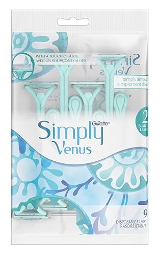 Womens Simply Venus Disposable Razors 9 Count Beauty & Personal Care Gillette Venus