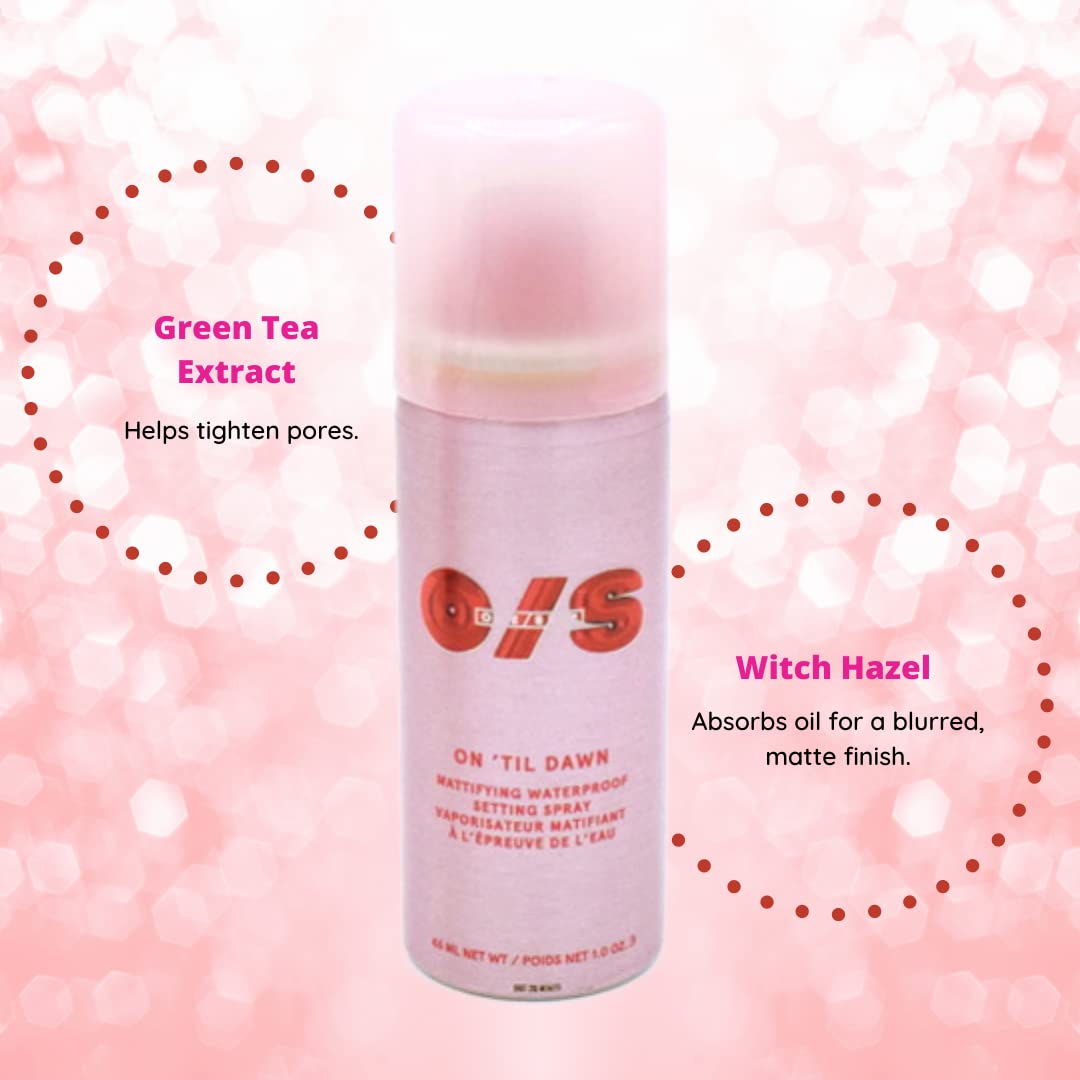 One Size by Patrick Starrr On 'Til Dawn Travel Size Mini Mattifying Waterproof Setting Spray for Long Lasting Face Makeup, All Day Matte Finish, Light Beauty & Personal Care One size
