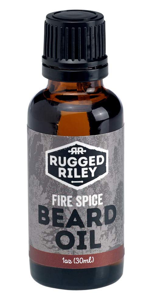 Rugged Riley All Natural Men's Fire Spice Beard Oil Beauty and Personal Care Fabulous Frannie