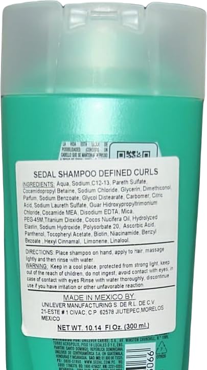 Sedal Rizos Definidos Shampoo 2 en1 340 ml Beauty & Personal Care Sedal