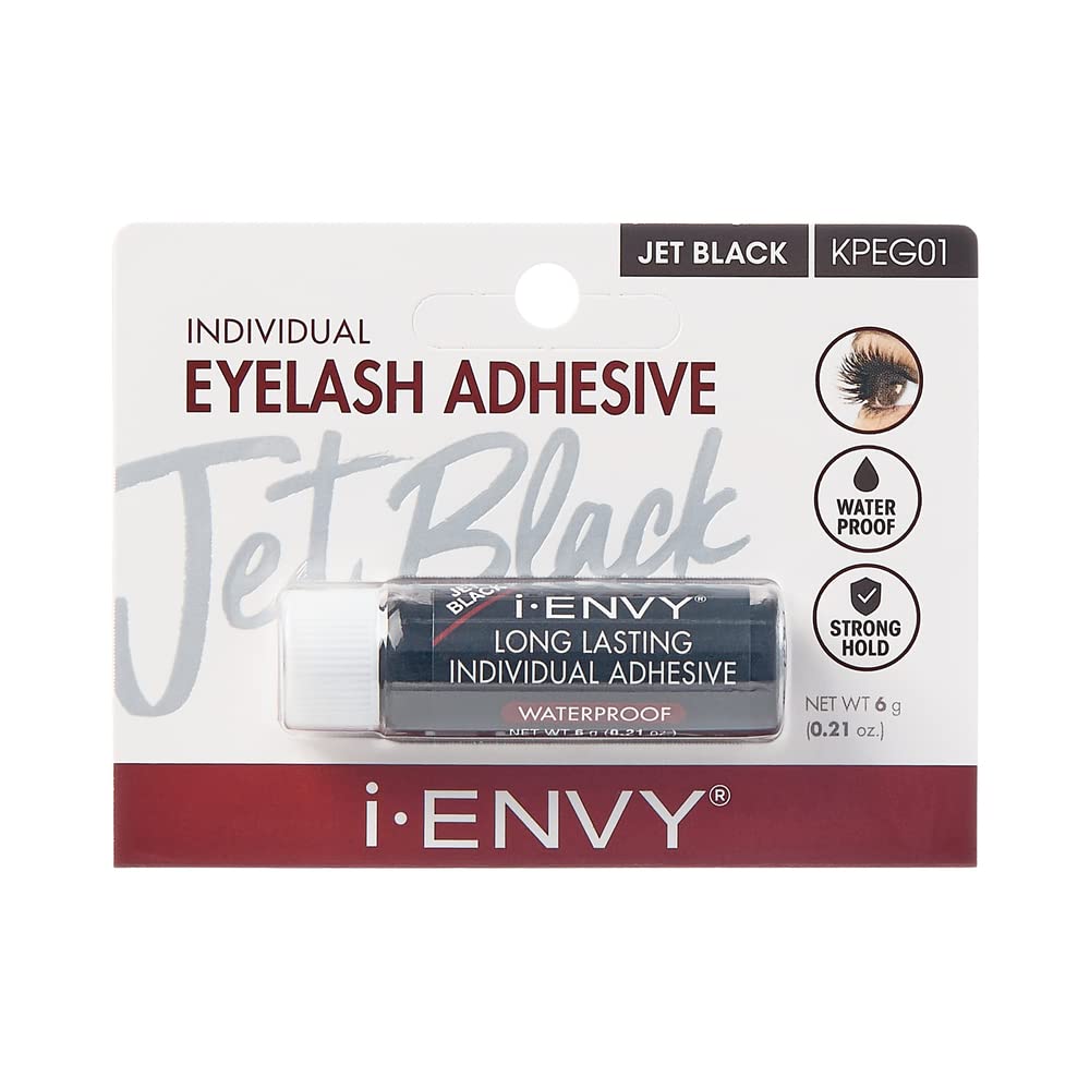 i-Envy Semi-Permanent Lash Glue Adhesive for Individual Cluster Lashes & Lash Extension, Waterproof Strong Hold, Long-Lasting Up to 2 Weeks Beauty & Personal Care i•ENVY