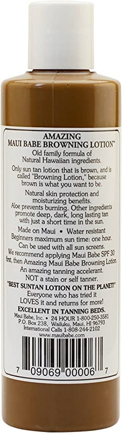 Maui Babe Tanning and Browning Lotion 8 Ounces (Pack of 2) Beauty & Personal Care Maui Babe