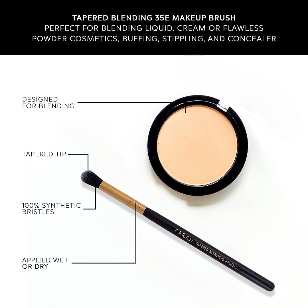 F.A.R.A.H Premium Medium Angled Shading Brush 55E Beauty & Personal Care F.A.R.A.H