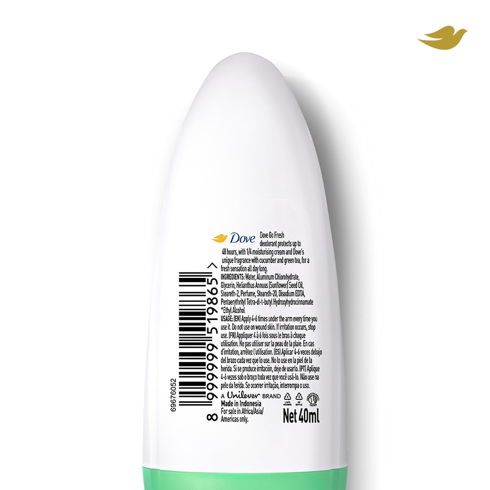 SBD (6 PK) Go Fresh Cucumber Green Tea Scent Antiperspirant Roll On, 40ml Beauty and Personal Care SB DISTRIBUTION LTD