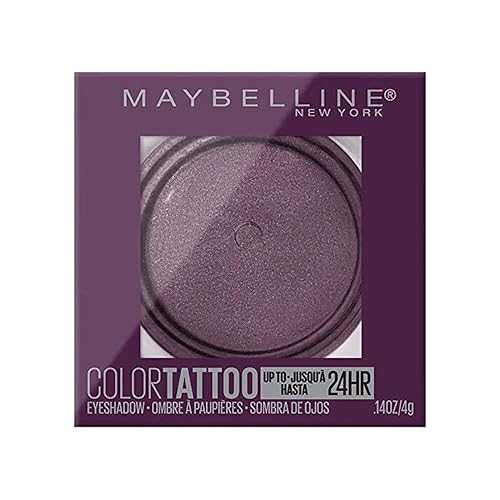 Maybelline New York Color Tattooup to 24HR Longwear Waterproof Fade or Crease Resistant Blendable Cream Eyeshadow Pots Makeup, Knockout, 0.14 Oz Beauty & Personal Care MAYBELLINE