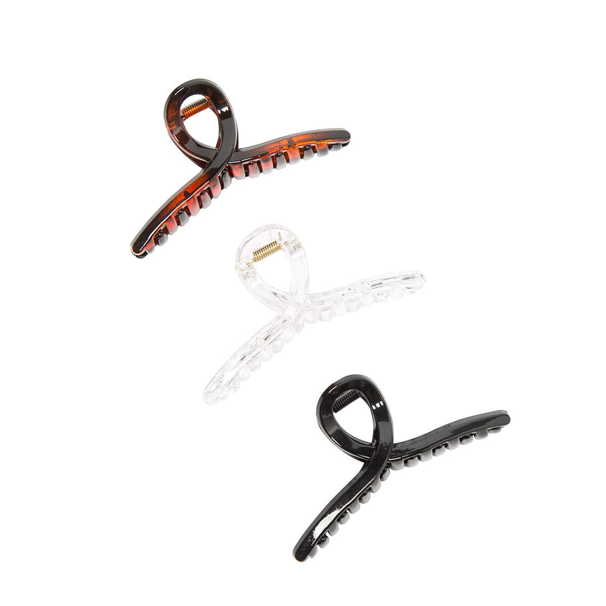 Kitiin Thin Hair Clips Strong holding teeth interlocking Women butterfly Clips for thin Hair 3 Count In set banana hair clips (mixed colors thin hair Beauty & Personal Care Kitiin