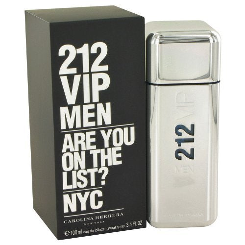 Carolina Herrera 212 Vip Eau De Toilette Spray for Men, 3.4 Ounce (Packaging may vary) Beauty & Personal Care Carolina Herrera