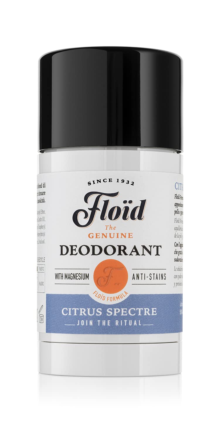 Floïd Deodorant with Magnesium Anti-Stains, Citrus Spectre 75 ml (2.5 Fl Oz) 1 unit - Made in Italy [italian import] Beauty and Personal Care Floïd