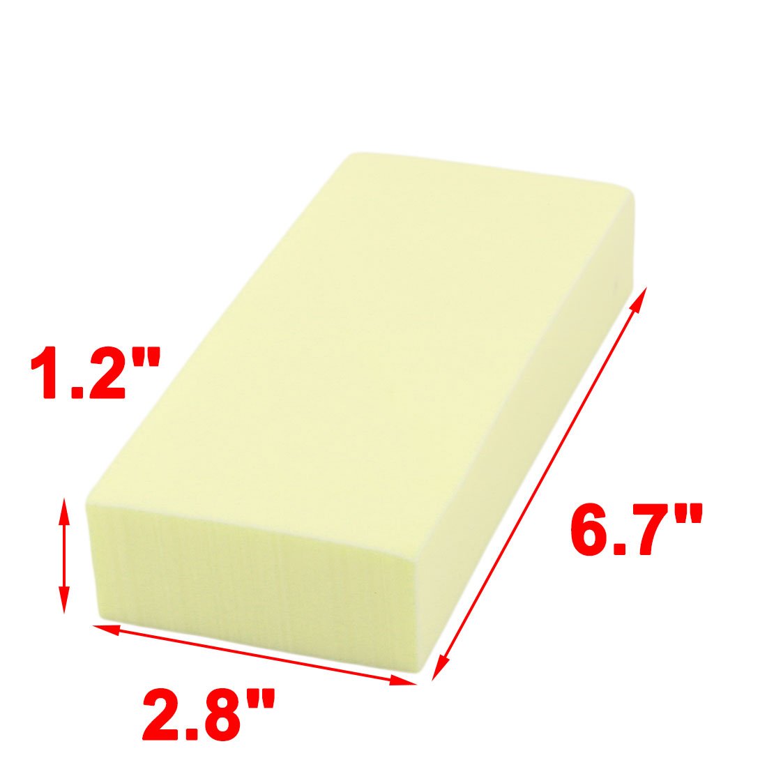 Ruilogod Sponge Household Hotel Rectangle Washing Cleaning Tool Bath Shower Pouf Yellow (id: 2eb 377 e20 2f1 2d6 Beauty and Personal Care Ruilogod