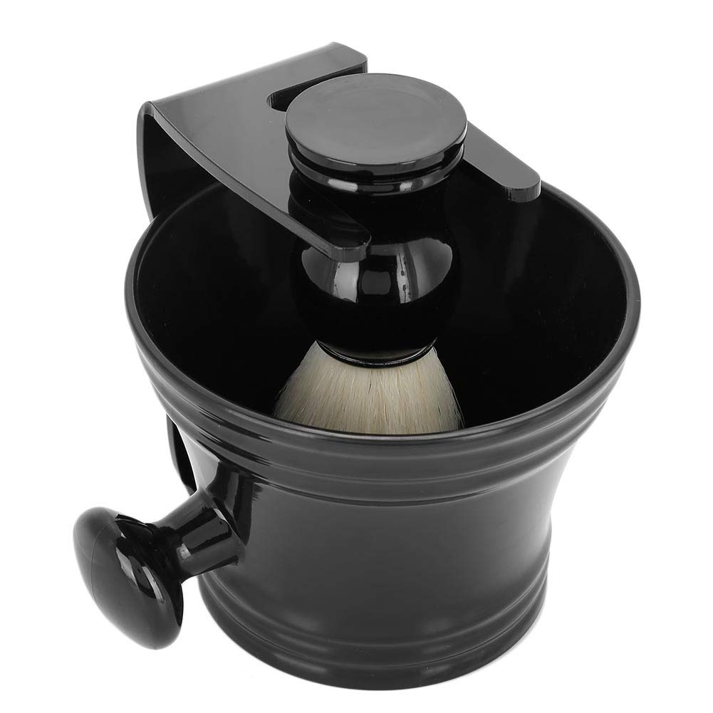 Shaving Brush Set, 3 in 1 Shaving Kit for Men Hair Beard Brush with Stand Shaver Holder and Shaving Bowl Men's Shaving Brush And Bowl Mug for Father Beauty and Personal Care Taidda-