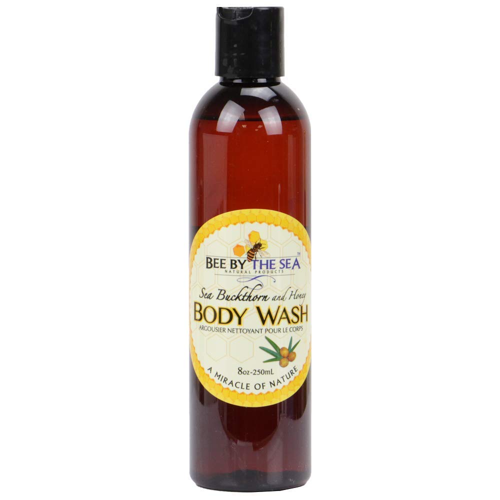 Bee By The Sea Buckthorn and Honey Naturally Scented Body Wash for All Skin Types 8 Ounces Beauty & Personal Care Bee by the Sea
