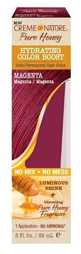 Creme Of Nature Pure Honey Color Boost Magenta 3 Ounce (89ml) (Pack of 2) Beauty & Personal Care Creme of Nature