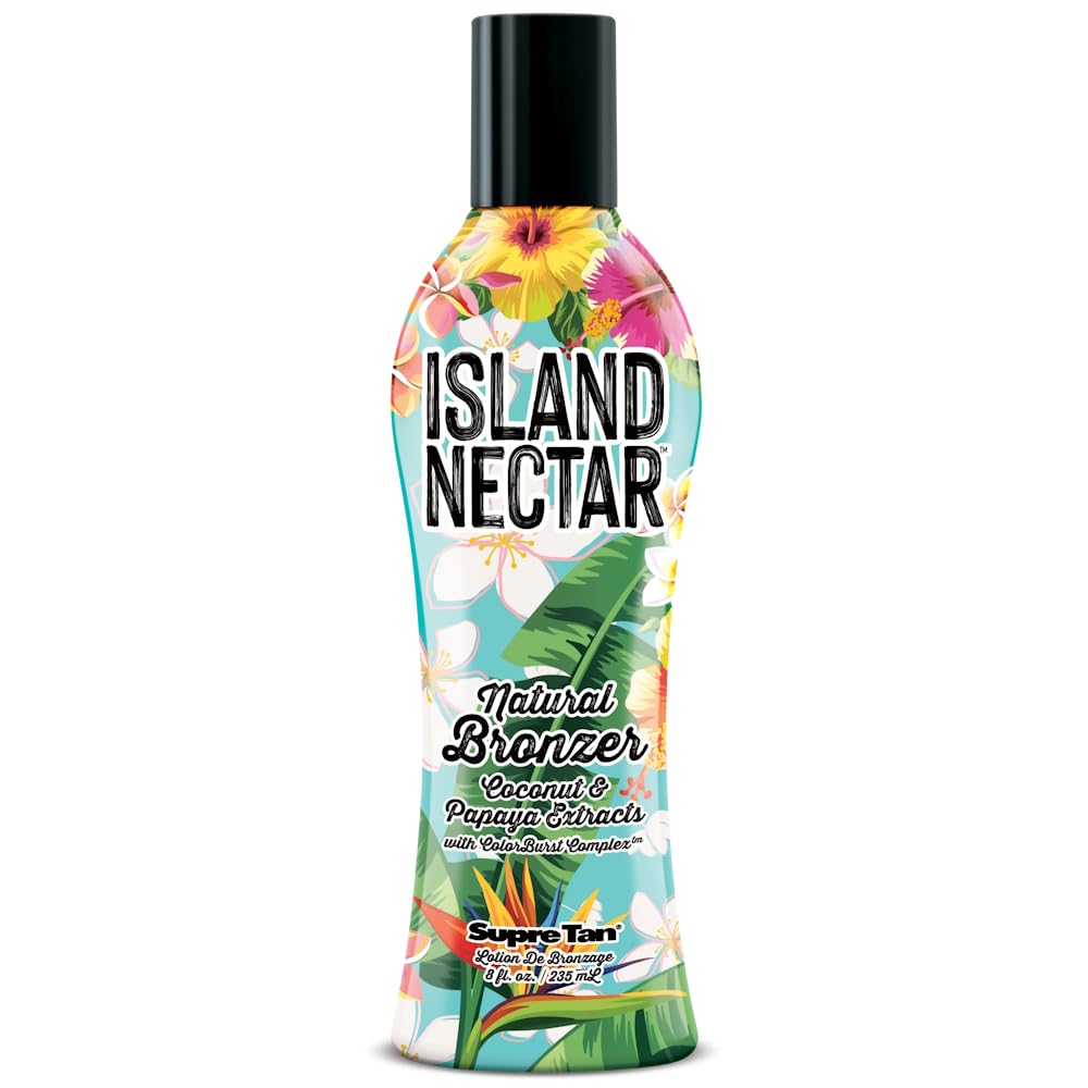 Supre Island Nectar Natural Bronzer Coconut & Papaya Extracts with Colorburst Complex 8oz Beauty & Personal Care Supre