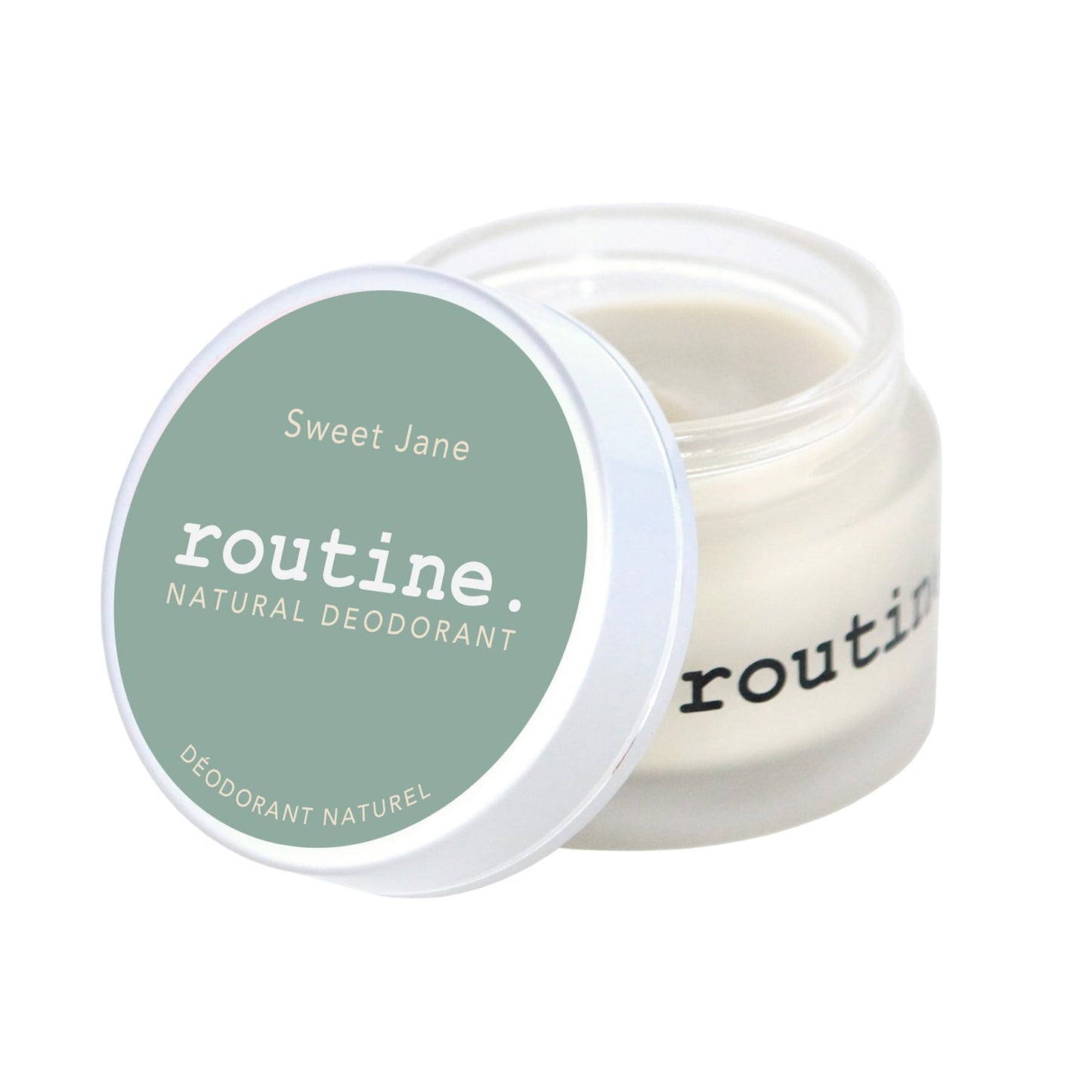 Routine. Natural Deodorant (2 Fluid Oz.) Sweet Jane - Aluminum Free Natural Deodorant for Women & Men - Vanilla, Rose, Cinnamon & Tonka (Cream Jar Beauty and Personal Care Routine