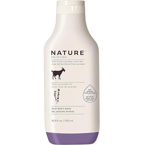 Nature by Canus, Natural Cleanser, Moisturizing Lavender Body wash with Goat Milk, for all skin types 16.9 Fl Oz Beauty & Personal Care Nature by Canus