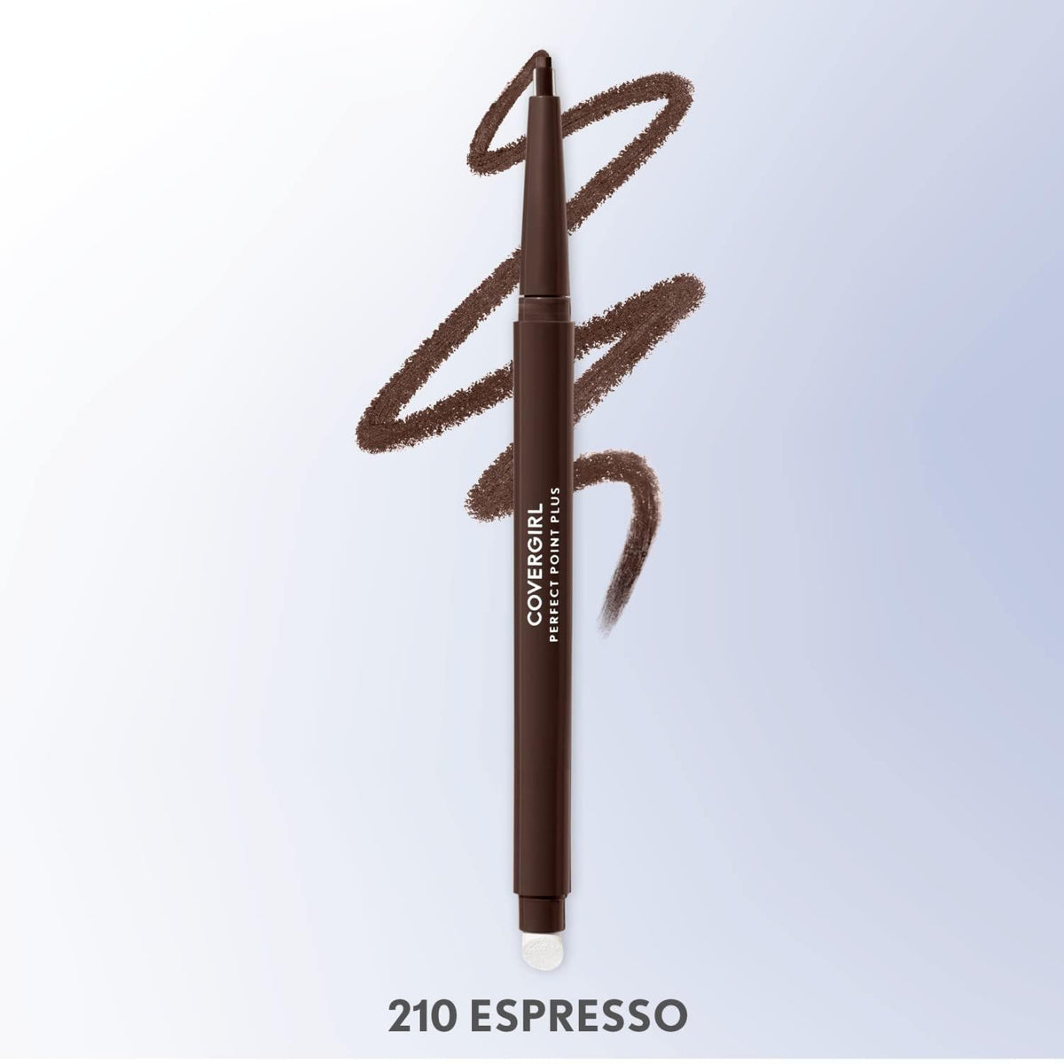 COVERGIRL Perfect Point PLUS Eyeliner Pencil - Espresso-210, (2 Pack Packaging may vary)