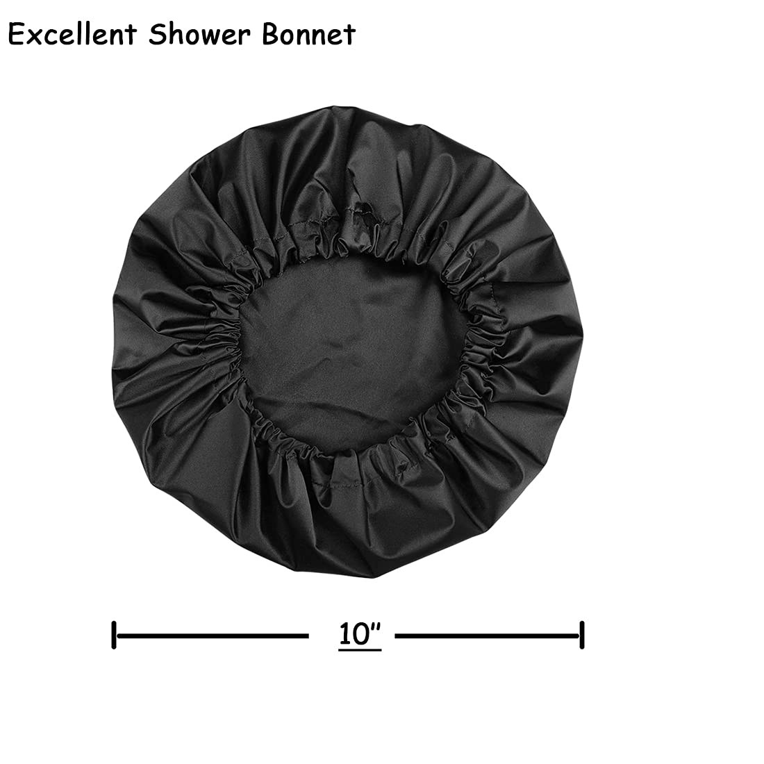 Kids Shower Cap for Girls and Boys with Curly Hair, Braids, Dreadlocks, Twists Dark Black Beauty and Personal Care Heerf