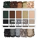 wet n wild Color Icon 10-Pan Eyeshadow Makeup Palette, Blue Lights Off, Long Lasting, Shimmer, Metallic, Glittery, Matte, Rich Smooth Pigment, Cruelty Beauty & Personal Care wet n wild
