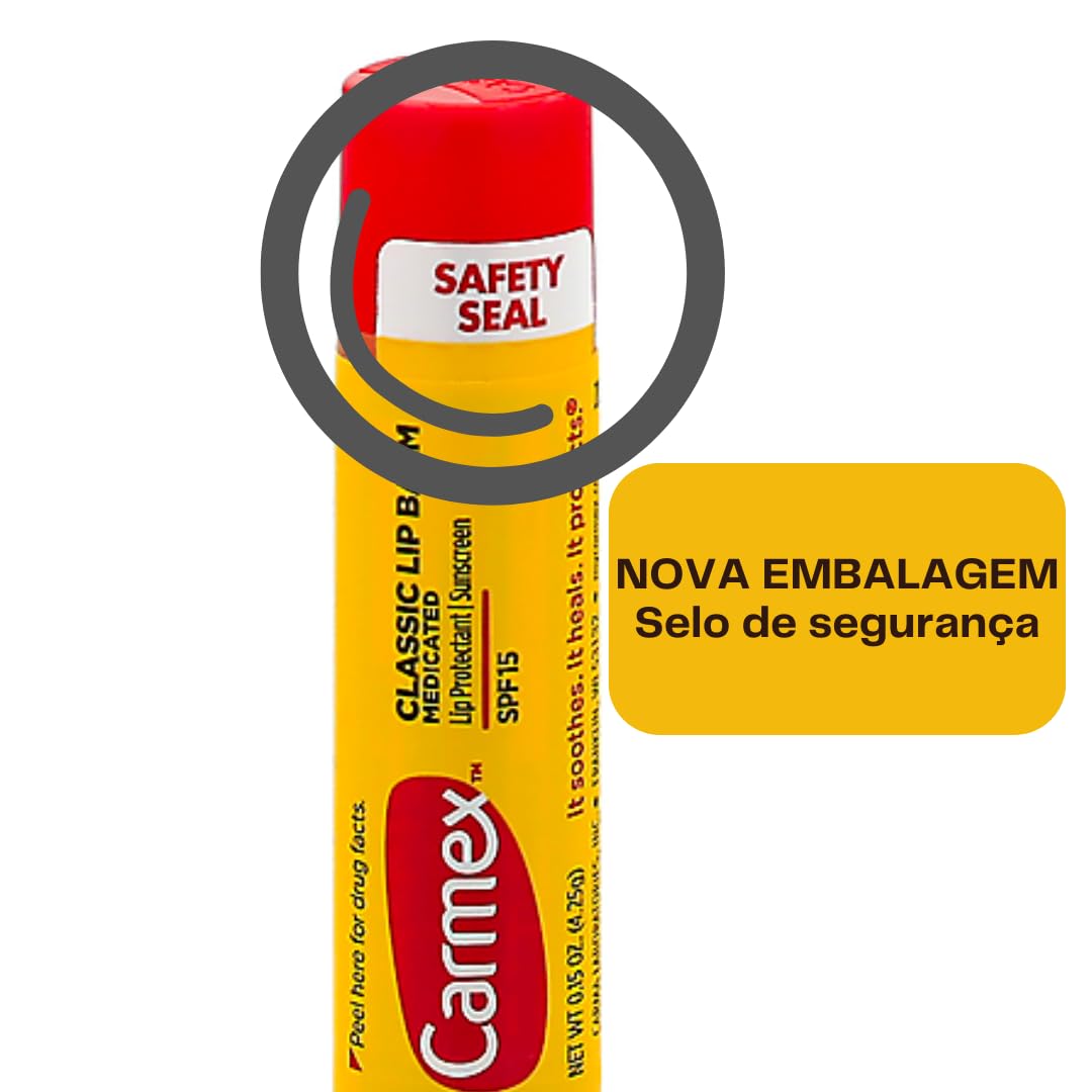 Carmex Everyday Protecting Lip Balm Stick, Original SPF 15, 0.15 Ounces (Pack of 10) Beauty & Personal Care Carmex