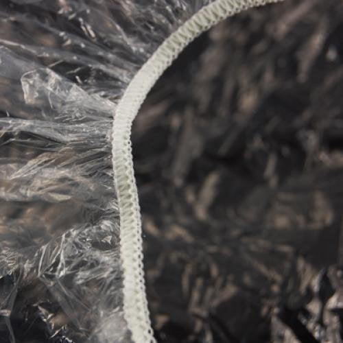 Disposable 100 Pcs Plastic Waterproof Clear Shower Caps Bath Shower Hair Caps For Women and Men Beauty & Personal Care Wresty