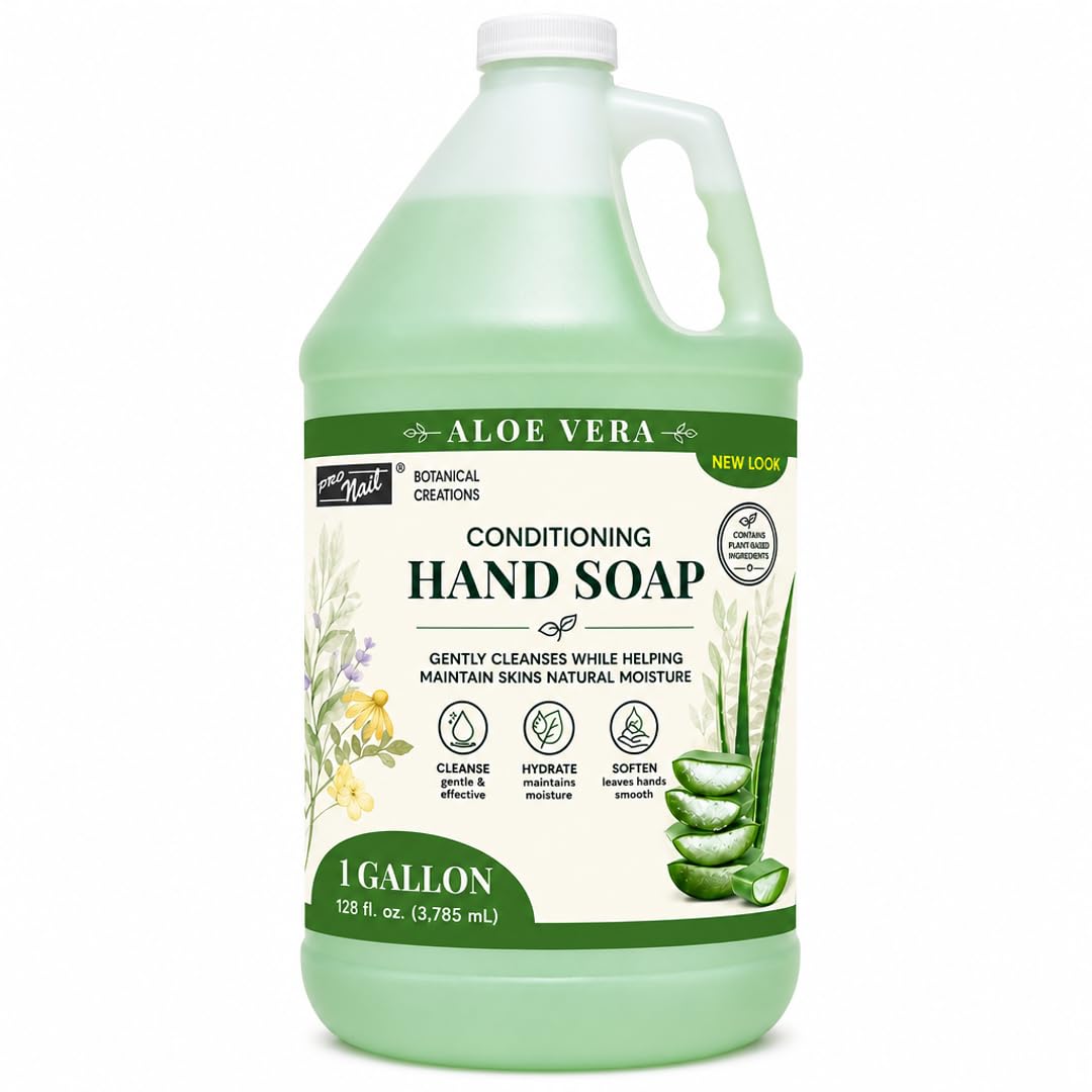 PRONAIL Bulk Liquid Hand Soap Refill - Moisturizing Cleanser with Hyaluronic Acid, Panthenol & Aloe Vera | Sulfate-Free, Cruelty-Free | Professional Beauty & Personal Care PRO NAIL NAIL SYSTEMS