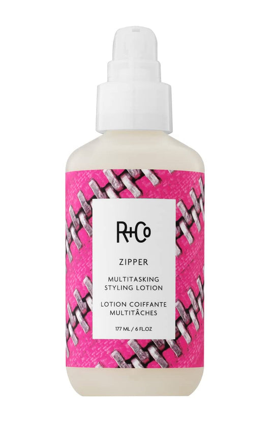 R+Co Zipper Multitasking Styling Lotion | Adds Shine + Flexible Hold + Fights Frizz | Vegan + Cruelty-Free | 6 Oz Beauty & Personal Care R+Co