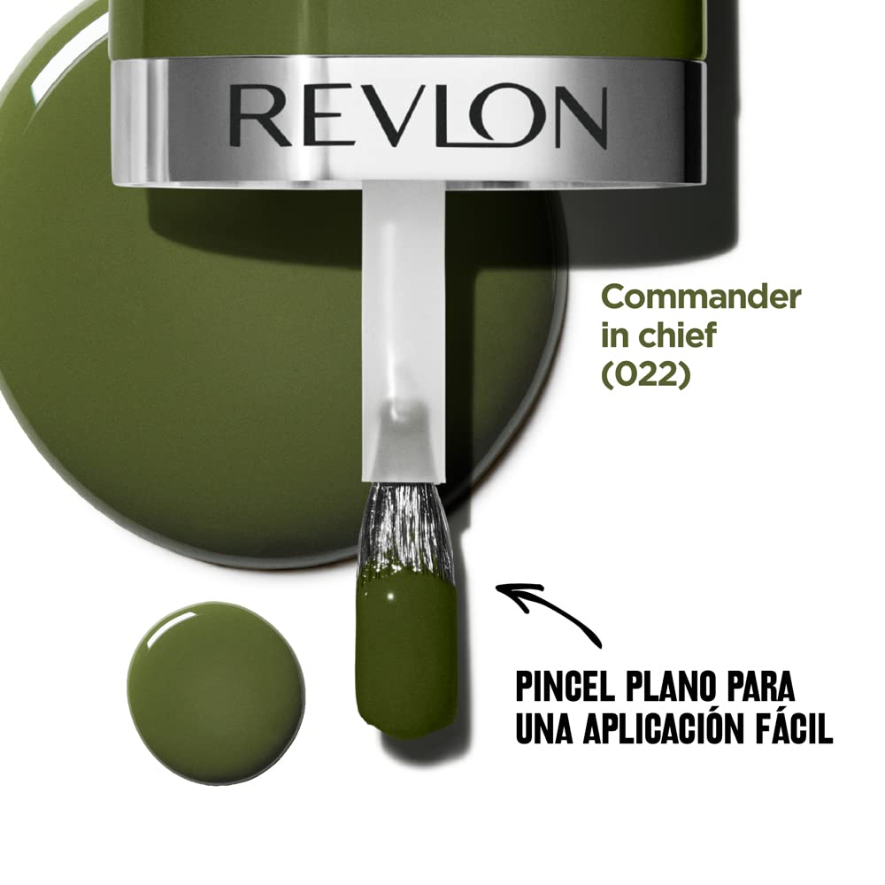 Revlon Ultra HD Snap Nail Color, Natural Rich Glossy Polish, 100% Vegan Formula, No Base or Top Coat Needed, 022 Commander in Chief, 0.27 fl oz Beauty & Personal Care REVLON