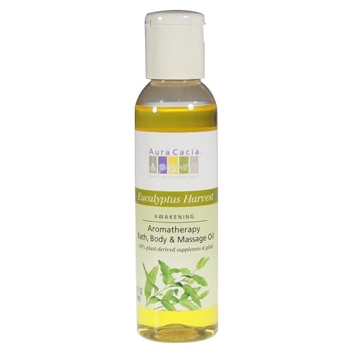 AURA CACIA BODY OIL,EUCALYPTUS,CLEAR, 4 FZ Beauty & Personal Care Aura Cacia