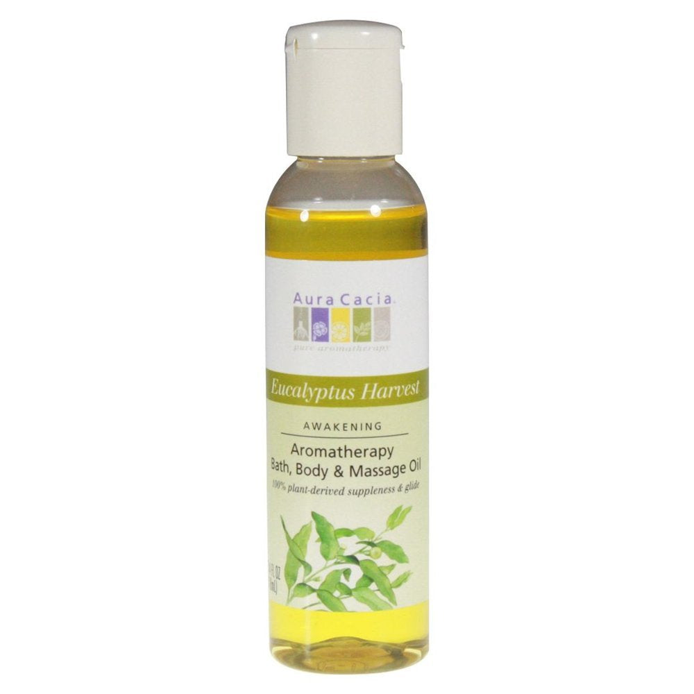 AURA CACIA BODY OIL,EUCALYPTUS,CLEAR, 4 FZ Beauty & Personal Care Aura Cacia