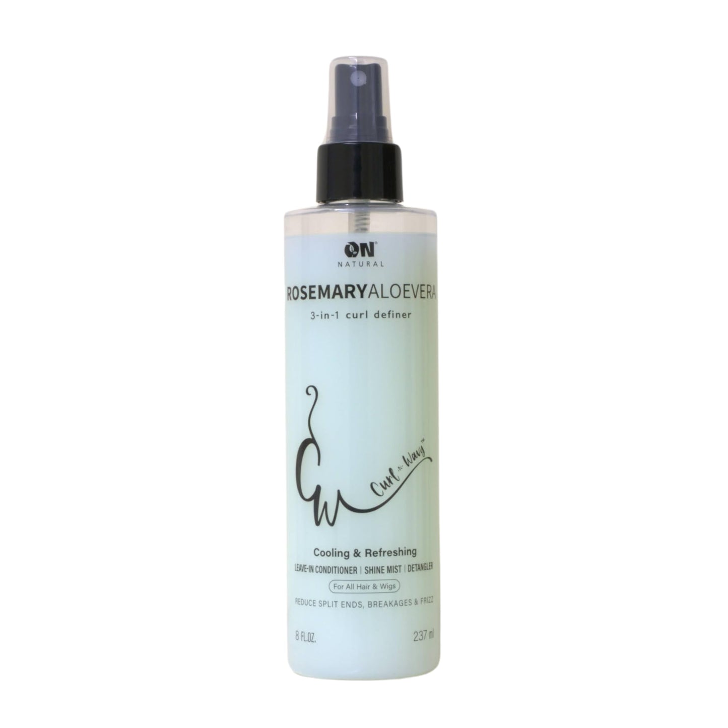 On Natural Curl-N-Wavy 3-in-1 Curl Definer (8 OZ, Rosemary Aloe Vera) Beauty & Personal Care On Natural