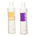 Fanola No Yellow Shampoo & Nutri Care Restructuring Deep Conditioner 11.8 oz / 2pk - Anti Brass Depositing Purple Shampoo Toner for Blonde & Damaged Beauty & Personal Care Fanola