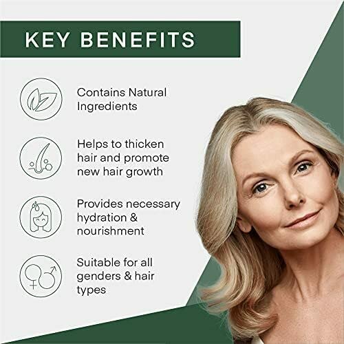 Cel Microstem Natural Hair Thickening Shampoo & Conditioner Set (2 x 8 fl oz) - Stem Cell Anti Thinning Shampoo - Professional Grade Biotin - Sulfate