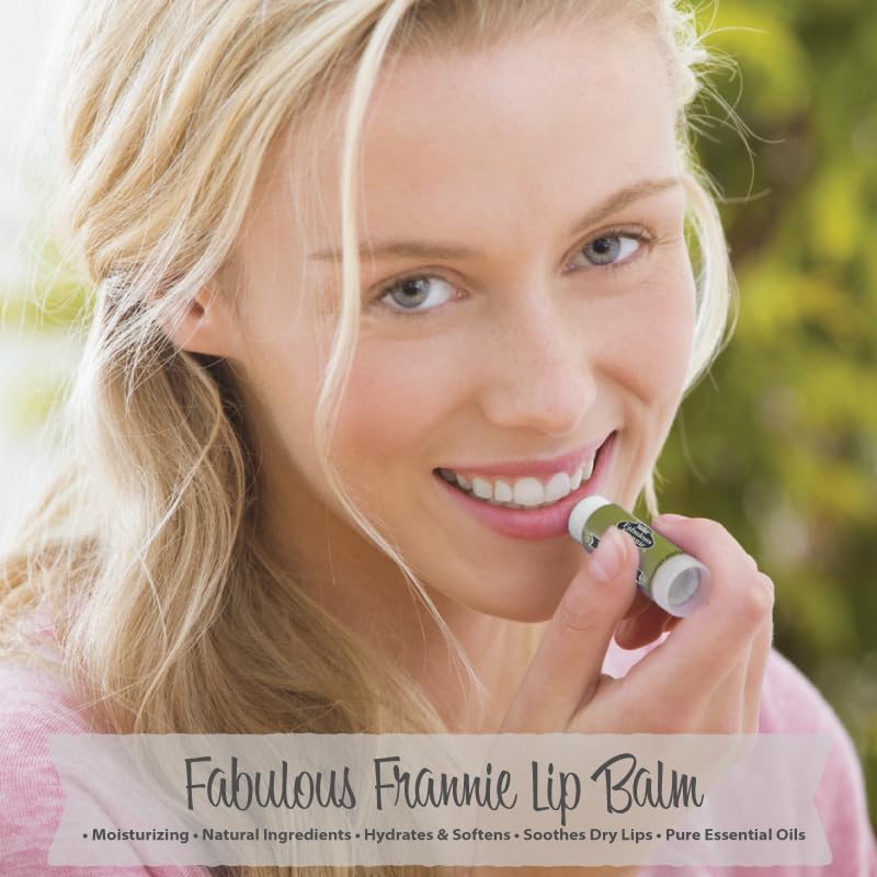 Fabulous Frannie Lip Balm Trio All Natural made with Pure Essential Oils - 3 pack .15oz each (Lavender, Natural & Restore) Beauty and Personal Care Fabulous Frannie