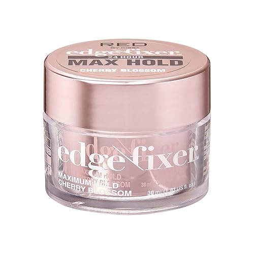 Red by Kiss Edge Fixer 24 Hour Maximum Hold Edge Wax No Flaking Biotin B7 Infused Hair Gel 1.01 fl.oz Beauty & Personal Care Red by Kiss