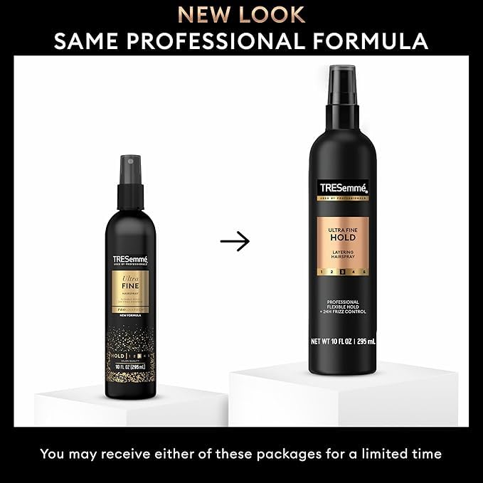 TRESemmé Non-Aero Hairspray Ultra Fine for 24-Hour Frizz Control 10 Fl Oz Pack of 3 Beauty & Personal Care TRESemmé